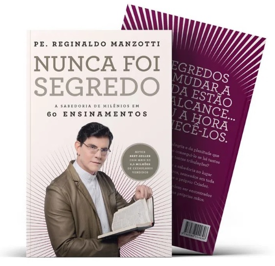 Leitores do Padre Reginaldo Manzotti podem completar coleção de livros