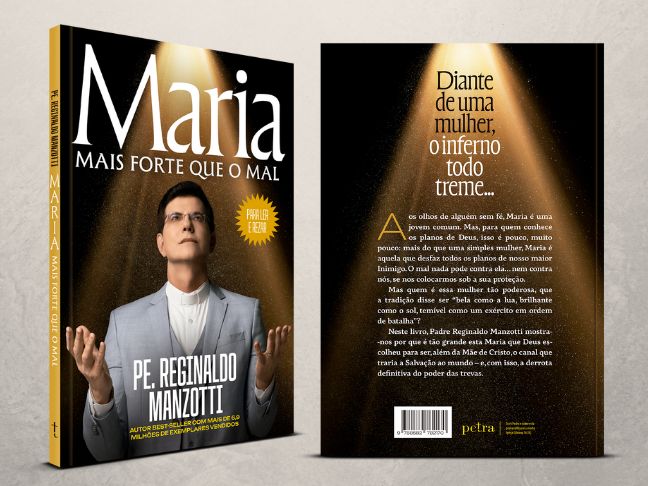 “Maria, mais forte que o mal”: novo livro de Padre Reginaldo Manzotti já pode ser garantido